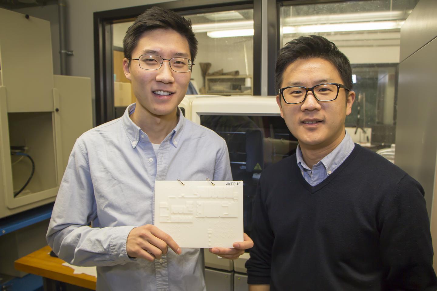 Jason Kim and Howon Lee, assistant professor, Rutgers University