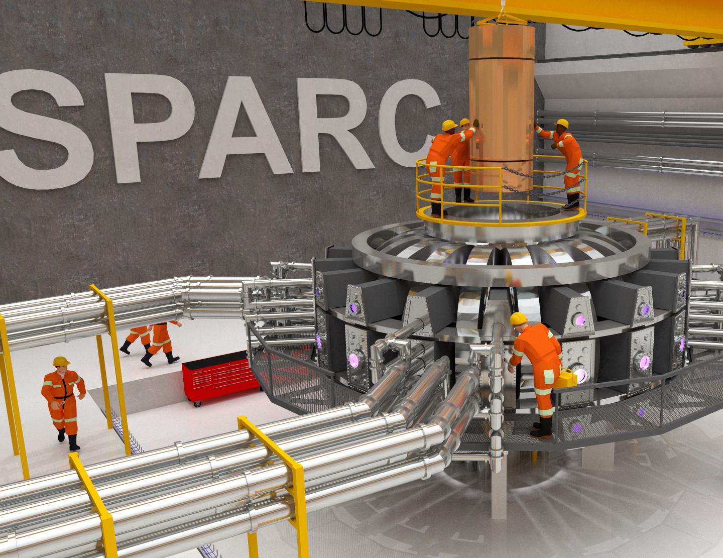 A Rendition of the SPARC High-Field Tokamak Experiment
