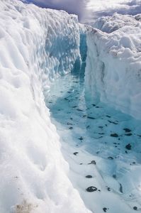 Meltwater on Alaskan glacier