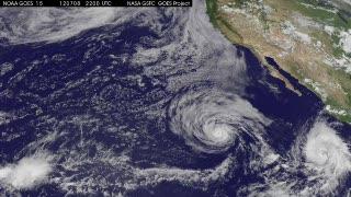 Satellite Sees 3 Tropical Cyclones in Eastern Pacific