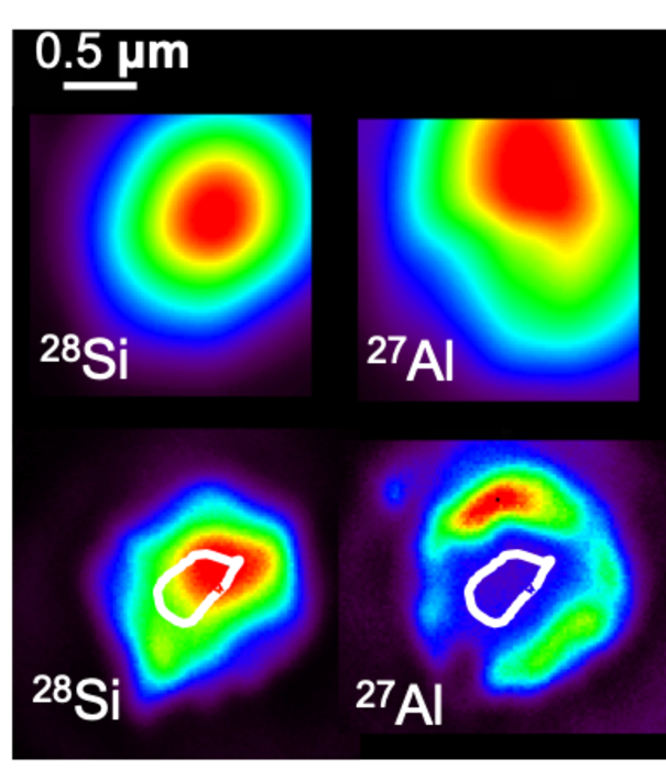 NanoSIMS images of a SiC grain