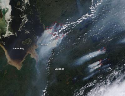 Forest Fires in Quebec