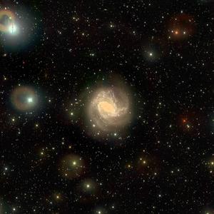 The spiral galaxy known as Southern Pinwheel