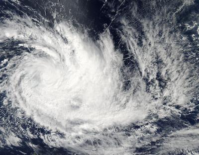 Cyclone Imelda Turned the Corner on NASA Satellite Imagery (1 of 2)