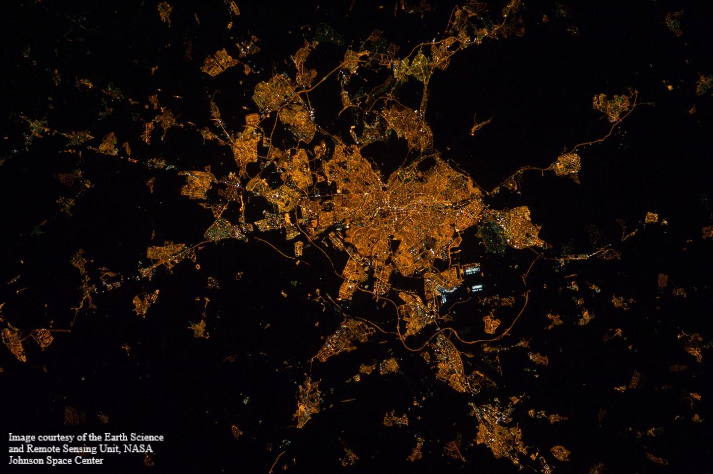Night Image of Madrid