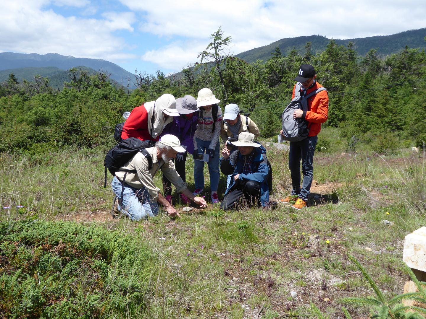 Ecologist Professor Scott Armbruster in the Field in China