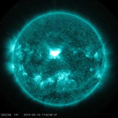 A Significant Flare Surges off the Sun