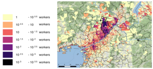 Workplace assignment to synthetic populations greatly potentiates social simulations