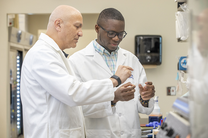 Dr. Ogretmen and Alhaji Janneh from the Medical University of South Carolina
