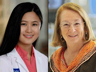 Winnie Zou and Dr. Mary Estes, Baylor College of Medicine