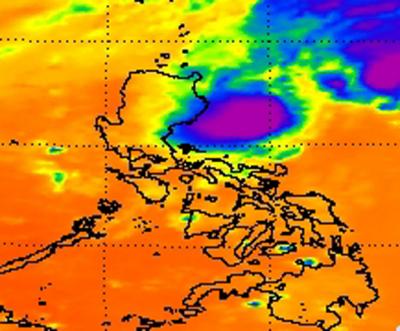NASA's Infrared Satellite Image of 97W
