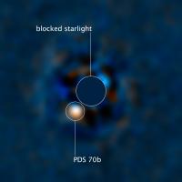 Coronograph on Hubble Helps Pinpoint PDS 70b
