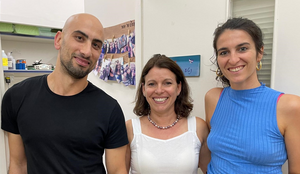 Left to right: Omer Adler, Prof. Neta Erez & Yael Zait