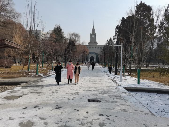 The campus of Lanzhou University.