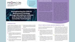 Strengthening the 2018 EU Bioeconomy Strategy through Microbiome Analysis and Synthetic Microbial Consortia Technologies