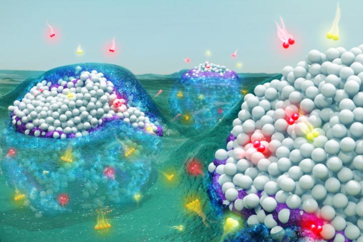 Solvents and nanoparticles form complexes that improve performance and reduce impact of chemical manufacturing.