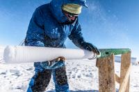 Ice Core Extraction near Concordia Station