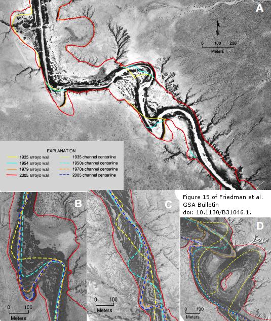 Channel Migration and Erosion Rio Puerco, New Mexico
