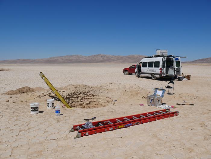 Study site in the Yungay-Playa