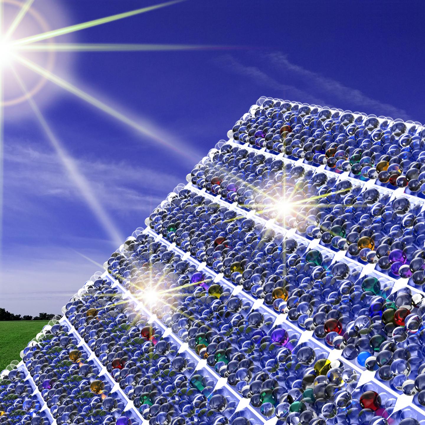 Nanobeads Enhance Solar Cell Performance