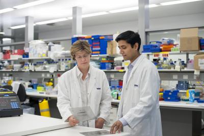 Jane Visvader and Dr. Bhupinder Pal, Walter and Eliza Hall Institute (1 of 2)