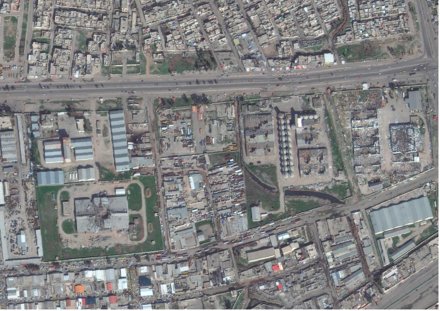 Mosul's Mintaqah Industrial Area
