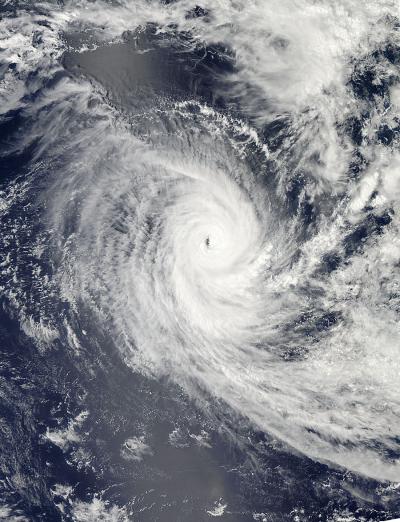 NASA's Aqua Satellite View of Cyclone Claudia