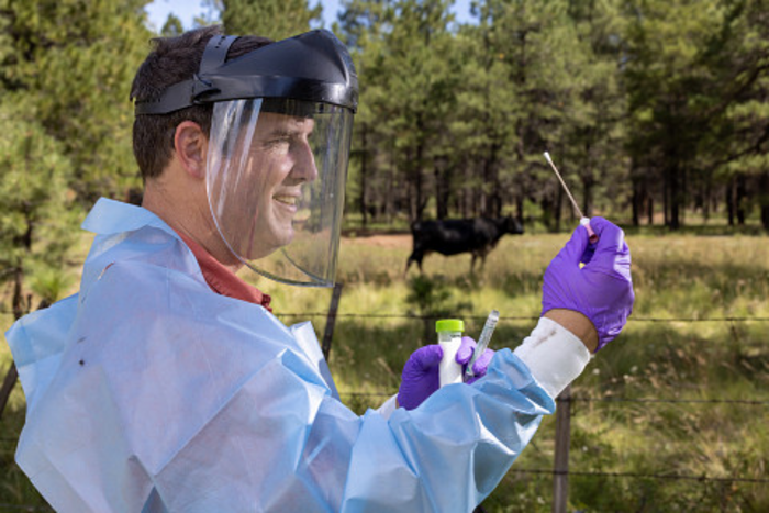 NAU disease ecologist Jeff Foster, Ph.D.