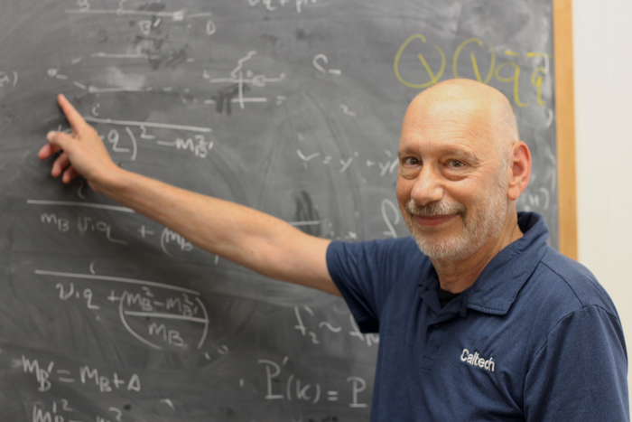 Professor Mark Wise from California Institute of Technology, USA, receives the 2021 Julius Wess Award for pioneer scientific achievements in theoretical particle physics. (Photo: Clara Murgui, Caltech)