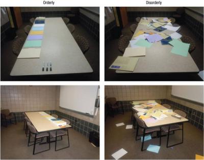 Orderly and Disorderly Environments Have Different Effects on Behavior