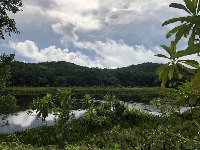 A photo of Lake Ngardok.