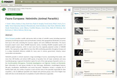 Fauna Europaea Data Paper