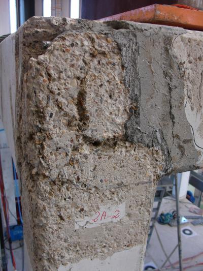 Damaged Building Joint after Testing