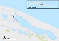 Horn Island Site Study Map