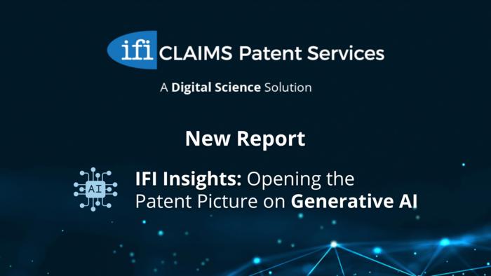 IFI CLAIMS Generative AI report