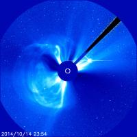 SOHO Image of Coronal Mass Ejection