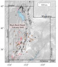 Location of Utah's Black Rock Desert
