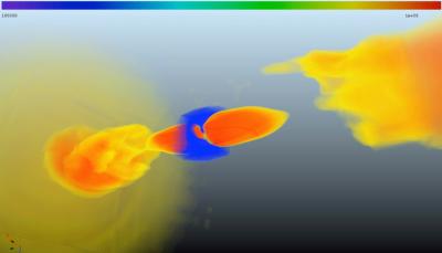 Computer-Simulated Cool-Core Cluster