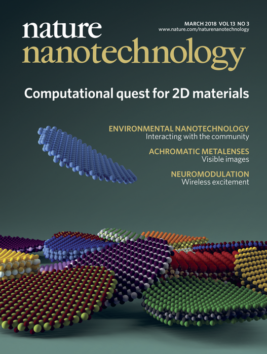 Cover of Nature Nanotechnology: