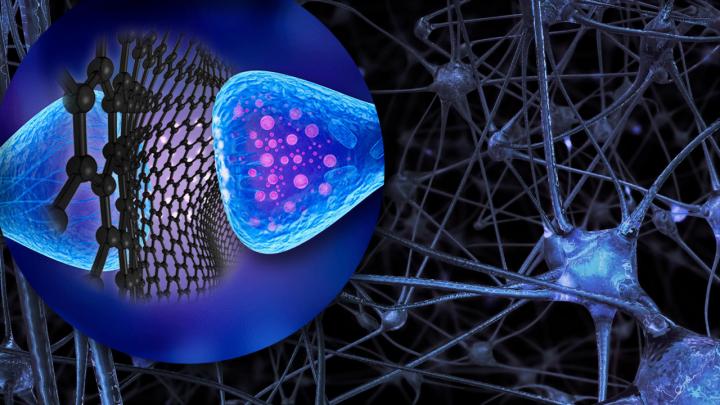Graphene Flakes Can Control Neuron Activity