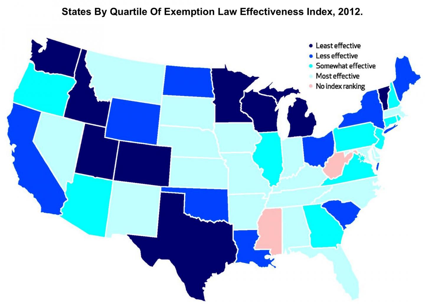 State Policy Effectiveness Map
