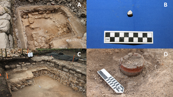 Architectural details and artifacts from Yaxuná.