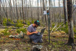 WFFRC Director Winslow Hansen in the field