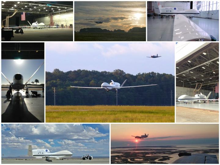 Collage of Global Hawk Photos