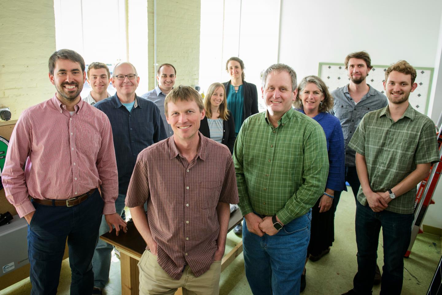 Packetized Energy Faculty Founders and Staff at new offices in Burlington, Vt.