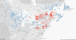 eBird Status & Trends Map