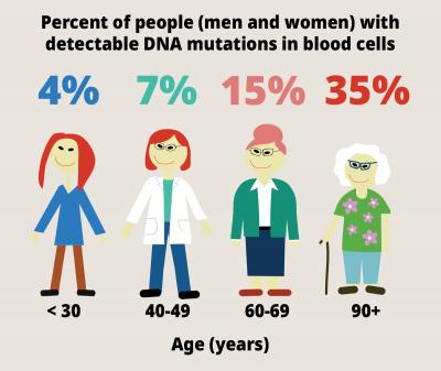 Risk of Blood Mutations Increases with Age