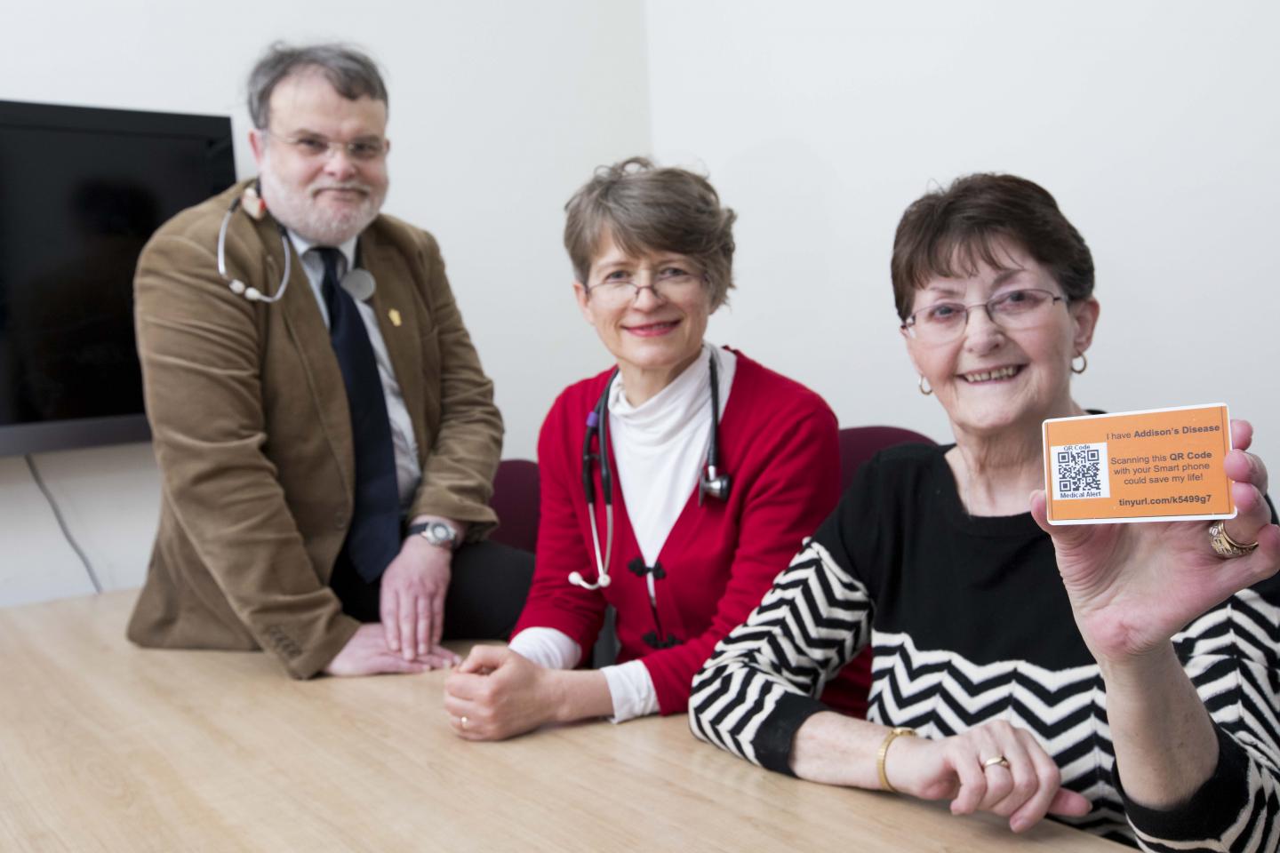 Quick Response Code May Be Carried by Patients and Scanned to Access Medical Support