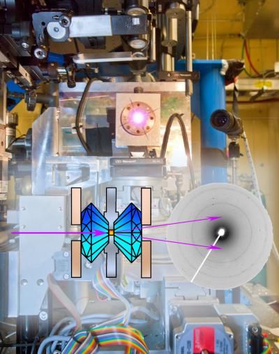 Diamond Anvil Cell at ALS Beamline 12.2.2