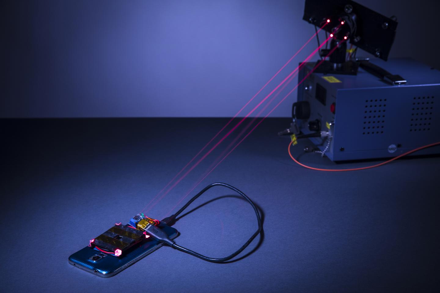 Wireless Smartphone Charging using a Laser